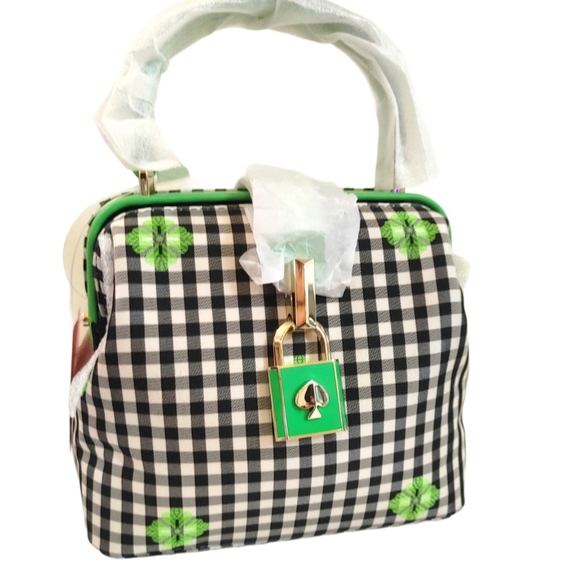 New Kate Spade Remedy Bag Gingham Print